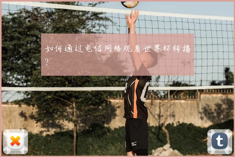 如何通过电信网络观看世界杯转播?